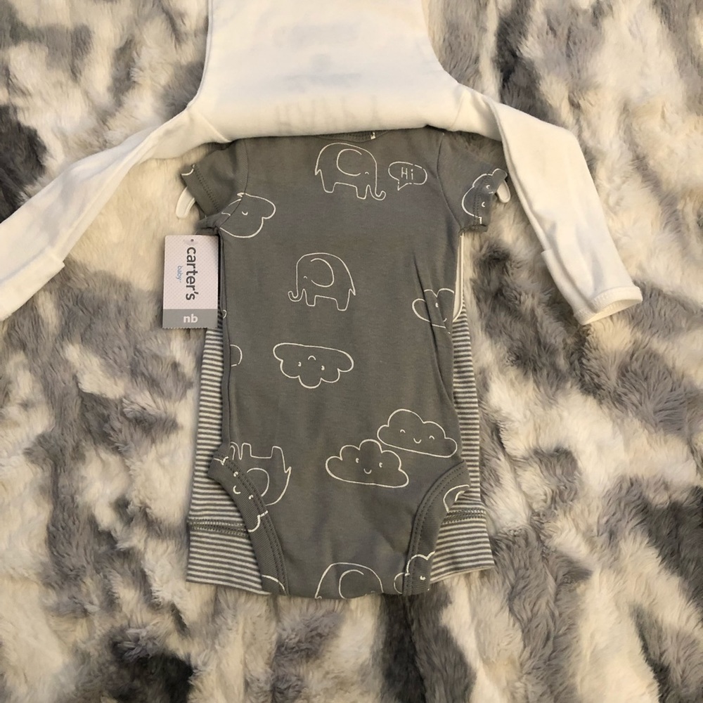Carter’s Matching Set ☁️🐘 - Picture 4 of 5